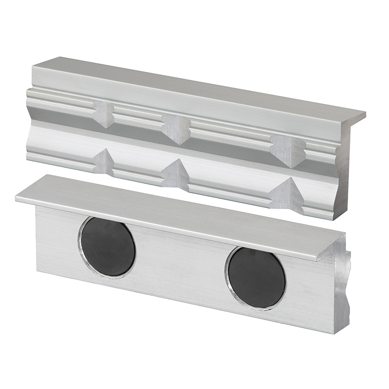 Copriganascia Magnetici In Alluminio FERVI 0520/125G - Rinforzati In Gomma Per Protezione Durevole | Lunghezza 125 Mm - Foto 7