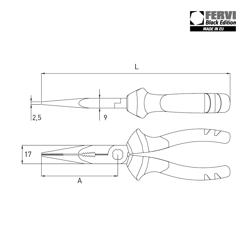 Set Di 4 Pinze A Becchi Lunghi 28 Cm | Piegate A 90° | Per Lavori Di Precisione | Fai Da Te E Professionisti - Foto 10