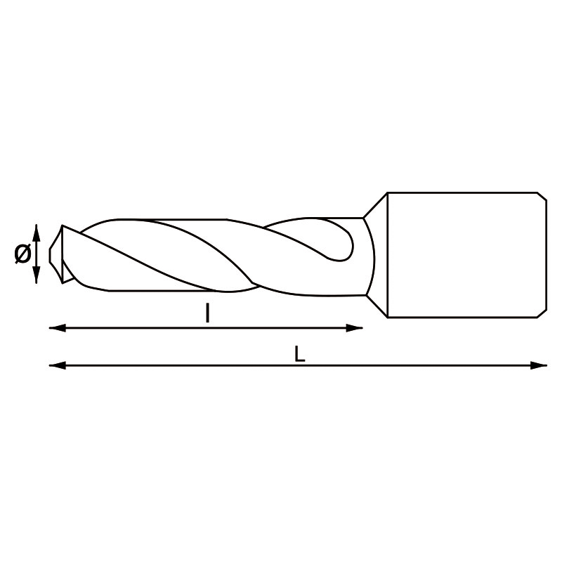 Punta A Corona Ruko HSS - Diametro 14.0 Mm, Attacco Weldon 3/4", Per Forature Profonde - Foto 7