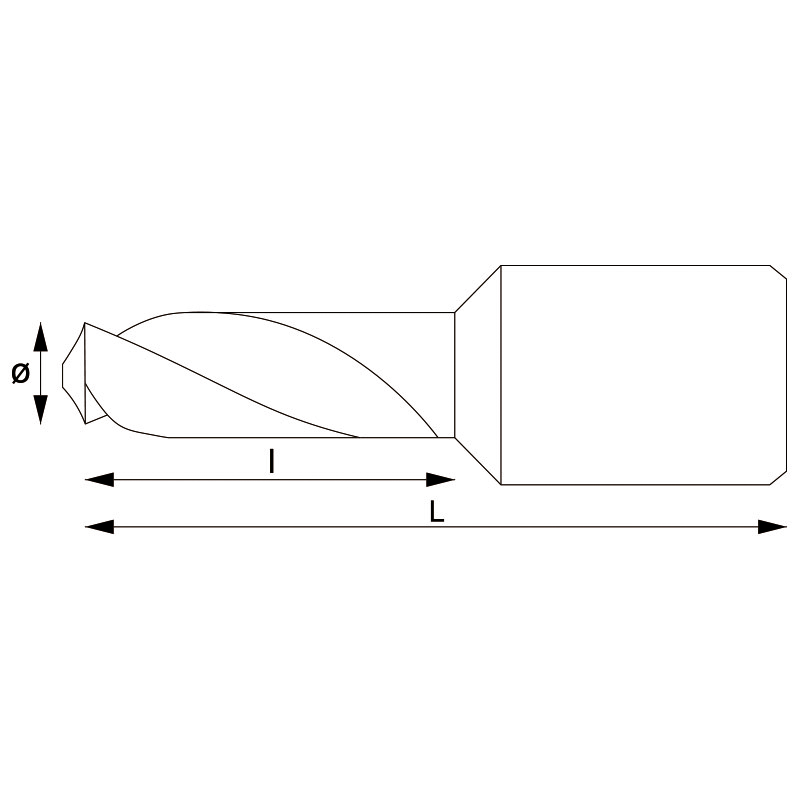 Punta A Corona Ruko HSS - Diametro 14.0 Mm, Attacco Weldon 3/4", Per Forature Profonde - Foto 5