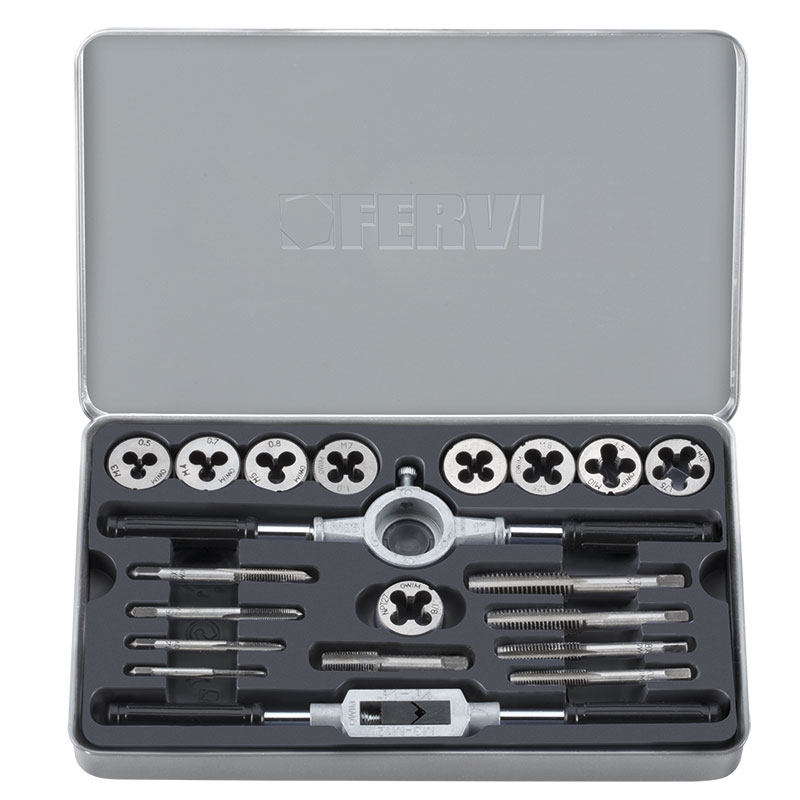 Set Maschio E Filiera M40 X 3.0 Mm. Maschio HSS E Filiera Tonda In Acciaio Legato Per Filettatura Destra. Per Riparazioni E Filettatura Metalli.