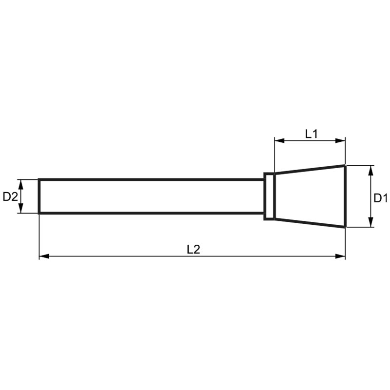 Frese Rotative Carburo Tungsteno Quarkzman - Asta 1/8", Diametro 5mm, 4 Pezzi, Per Metalli Duri - Foto 6