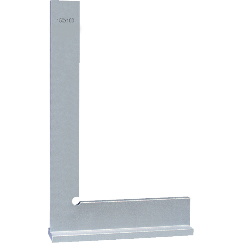 Angolo 90° Precisione Per Lavorazione Metalli Squadra Da Fabbro 90 Gradi - 100x70mm, Con Scala, Zincata Per Lavori Di Precisione Squadra Precisione Lavorazione Metalli