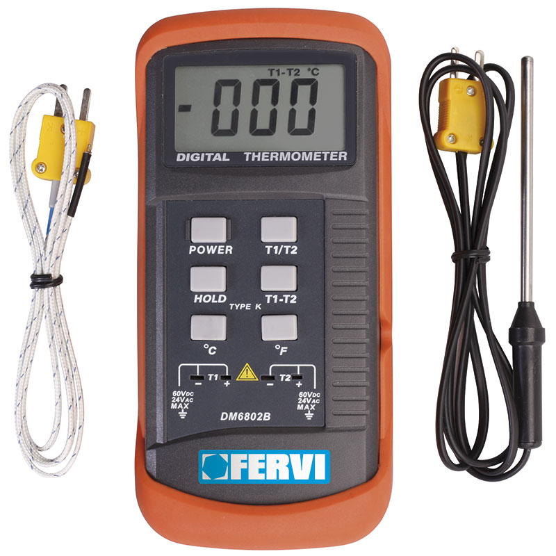 PORTABLE DIGITAL TEMPERATURE METER - T063, Digital meters, Analogic and digital  meters, Measure