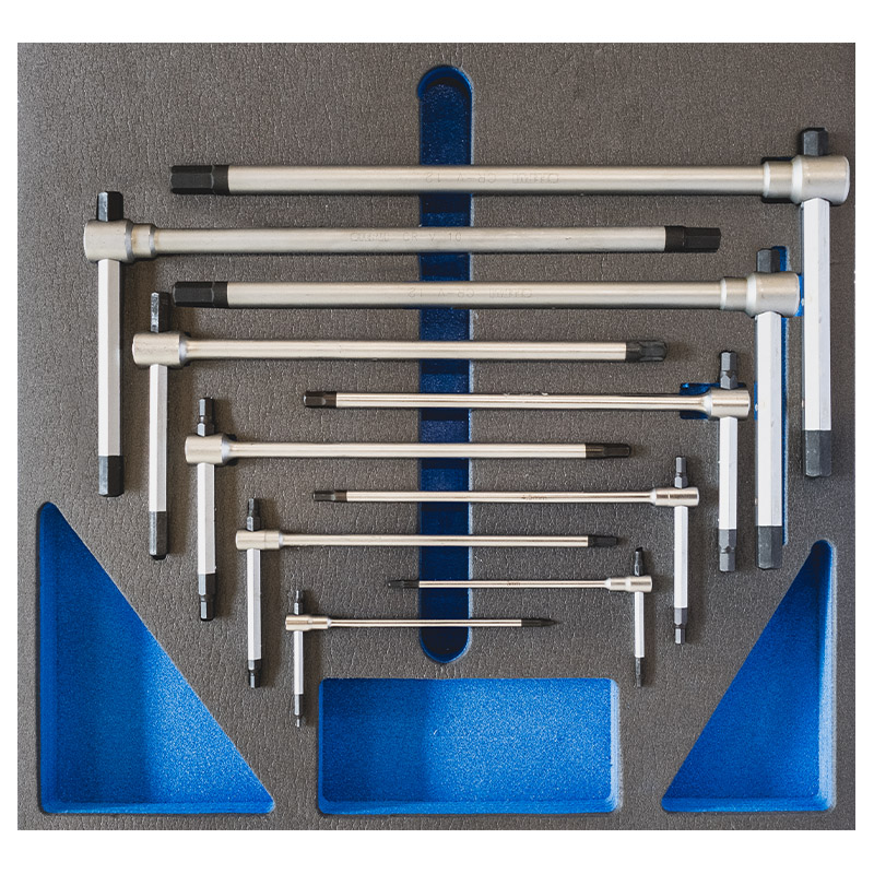 Sliding T-Handle Hex Wrench Set